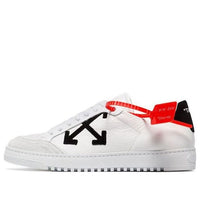 (WMNS) OFF- Carryover low-top leather sneakers 'White' OWIA093S19D680340110