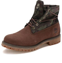 Timberland Roll Top Mid-Top Boots 'Brown Green Camouflage Print' A1UCN243