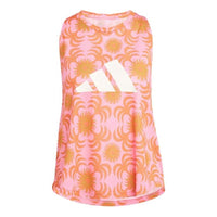 (WMNS) adidas x FARM Rio Training Tank Asia Sizing 'Pink Orange' IQ4495