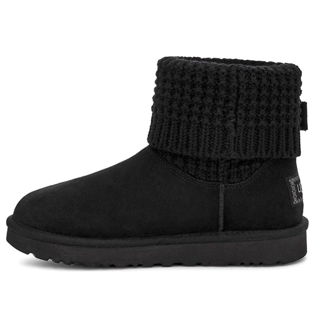 (WMNS) UGG Classic Solene Mini Snow Boots Black 1113463-BLK