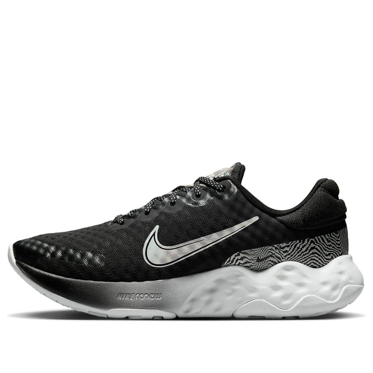 (WMNS) Nike Renew Ride 3 Premium 'Black Zebra' DR9833-001