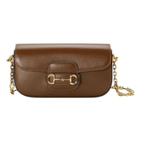 (WMNS) Gucci Horsebit 1955 Small Shoulder Bag 'Brown' 735178-1DB0G-2361