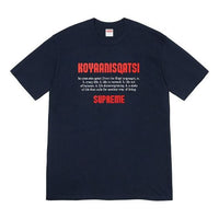Supreme Week 17 Koyaanisqatsi Tee T SUP-FW20-380-DBLU