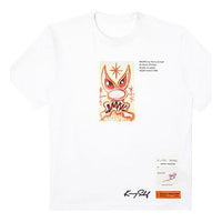 Men's HERON PRESTON x Kenny Scharf Crossover Short Sleeve White HMAA019F20JER0160130