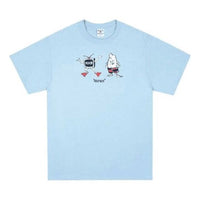 NOAH NYC Birdwell Friends Tee Crossover Small Short Sleeve Unisex Sky Blue T33SS20LBL