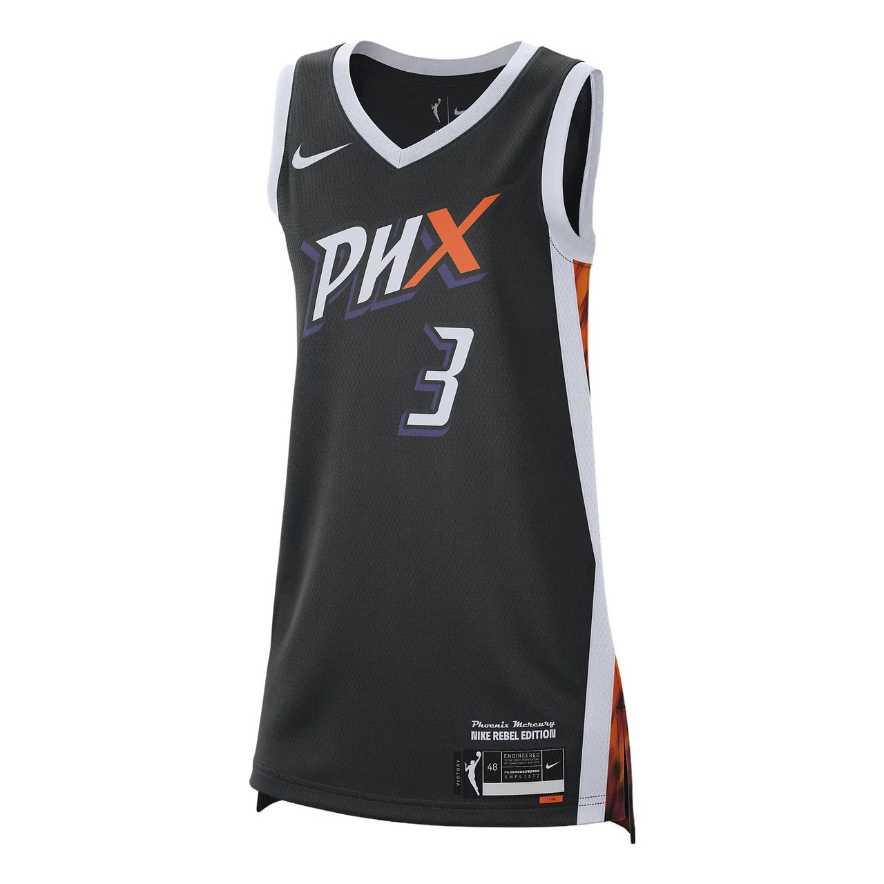 (WMNS) Nike Dri-FIT Diana Taurasi Mercury Rebel Edition WNBA Victory Jersey 'Black White' DC9601-010