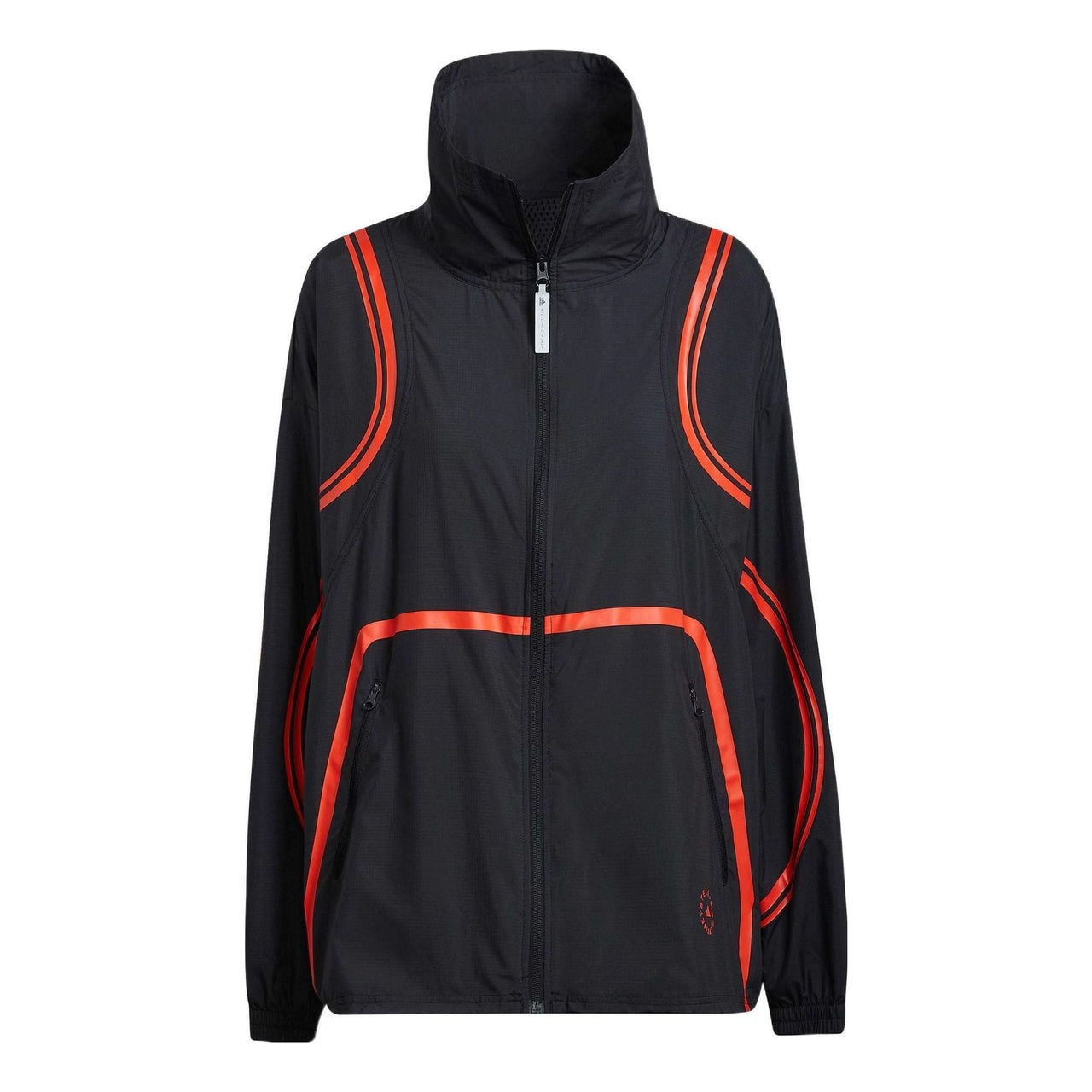 (WMNS) adidas by Stella McCartney TruePace Woven Jacket Asia Sizing 'Black Red' HD9120