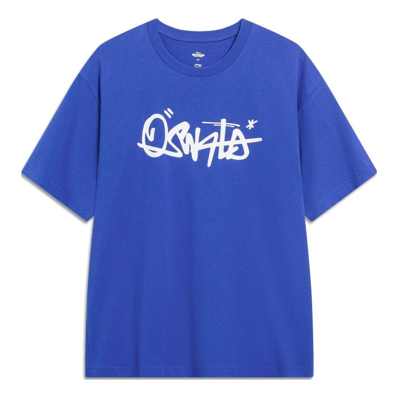 Li-Ning x Disney Oswald Graphic T-shirt 'Blue White' AHST313-3