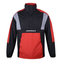 Converse ANORAK Track Jacket 'Black Red' 10017082-A02