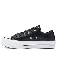 (WMNS) Converse Chuck Taylor All Star Platform Low 'Black Glitter' 569377C