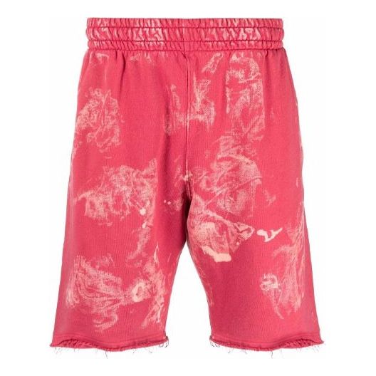 Men's Off-White SS21 Straight Sports Red Shorts OMCI006S21FLE0052501