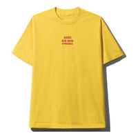 ASSC 2019 Red Logo Short Sleeve Unisex Yellow ASST345