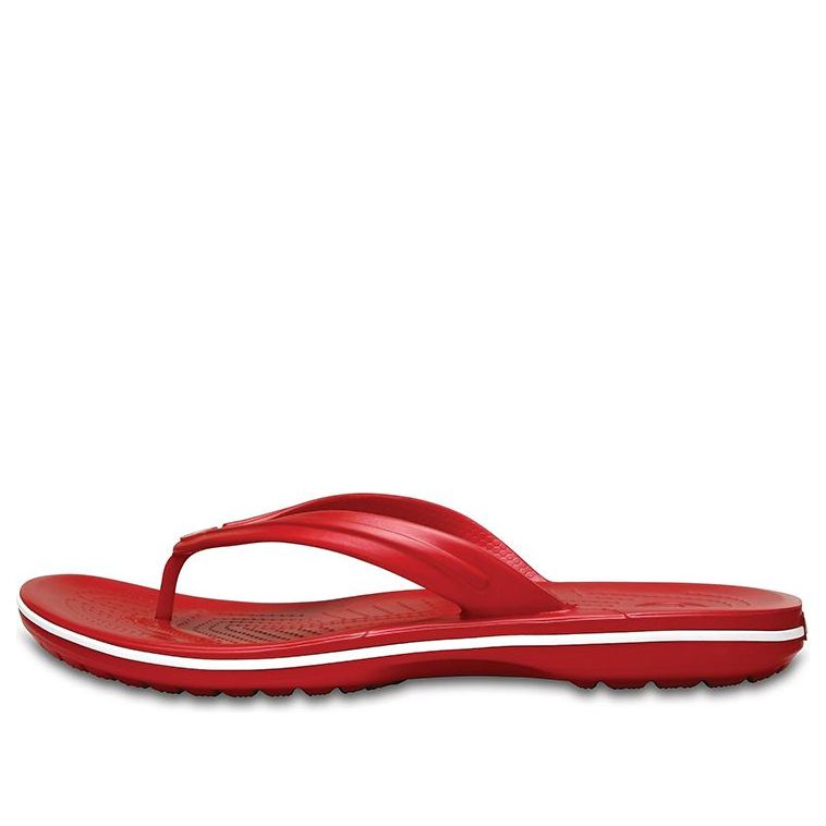 Crocs Crocband Flip Flops 'Red White' 11033-6FT