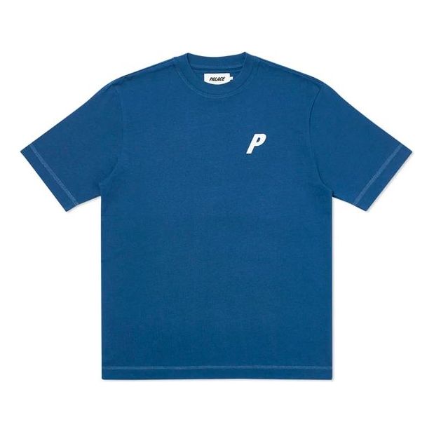 PALACE Felt P Alphabet Short Sleeve Unisex Navy Blue PAL-SS20-84