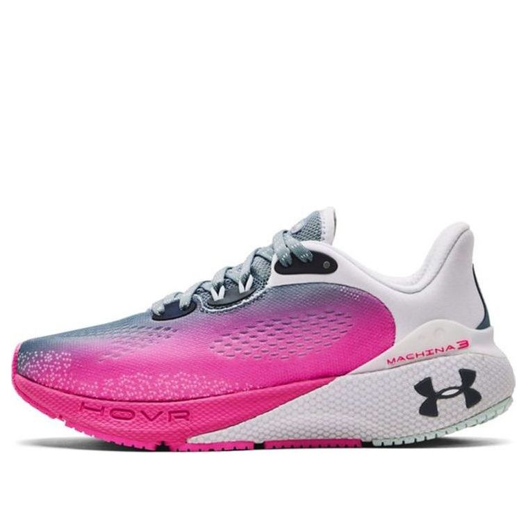 (WMNS) Under Armour HOVR Machina 3 Daylight 'White Electro Pink' 3025174-100