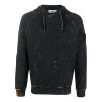 STONE ISLAND Off Dyed Popover Hoodie 'Black' 761561338-V0029