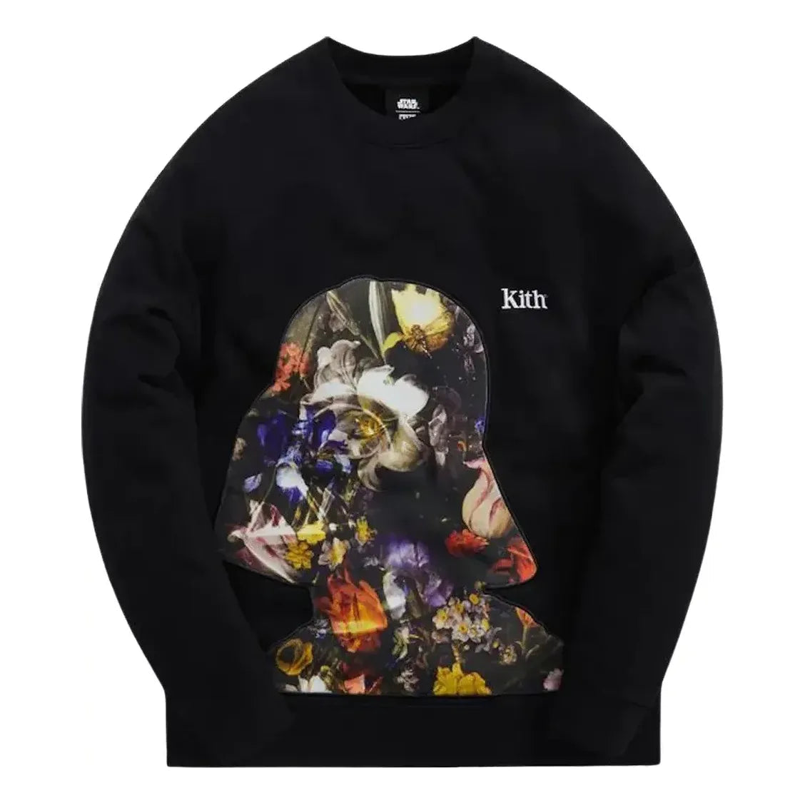KITH x STAR WARS Floral Vader Crewneck 'Black' KHM030217-001