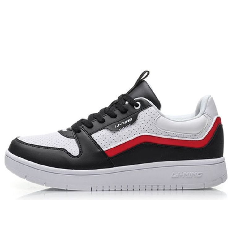 Li-Ning Classic Skateboarding Low 'Black White' AGCP201-4