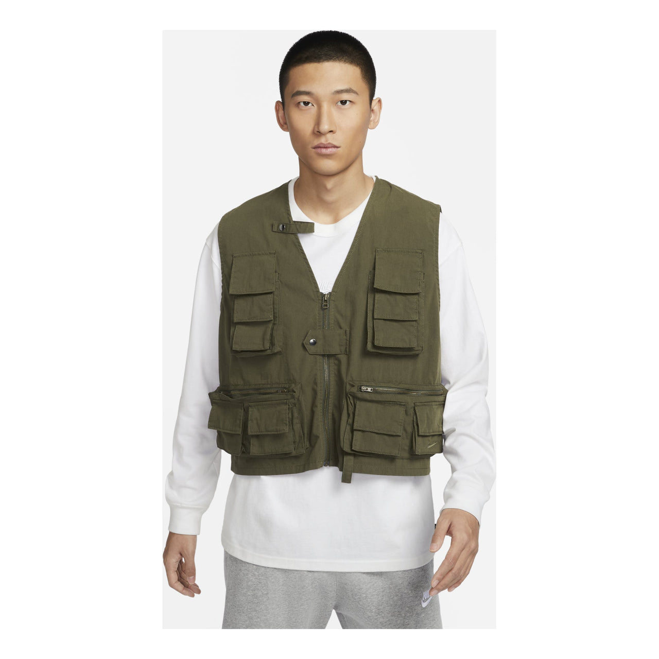 Nike Life Utility Vest 'Olive Green' FN3215-325