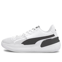 (GS) PUMA Clyde Hardwood Team Low 'White Black' 194455-01