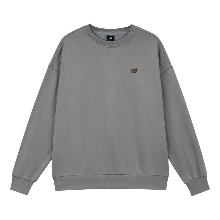 New Balance Casual Pullover Sweatshirt Asia Sizing 'Grey' AMT33344-TAG