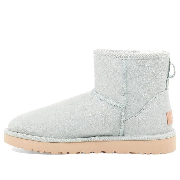 (WMNS) UGG Classic Mini II Boot High Top Fleece Lined Gray 1016222-SYG