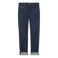 Gucci Denim Pant With Horsebit 'Dark Blue' 774080-XDCUY-4759