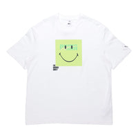 PUMA x SMILEY Crossover Smiling Face Printing Round Neck Short Sleeve White 532907-02