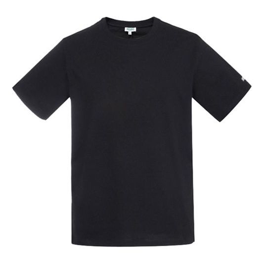 Men's KENZO SS20 Solid Color Round Neck Short Sleeve Black FA5-5TS004-4AB-99