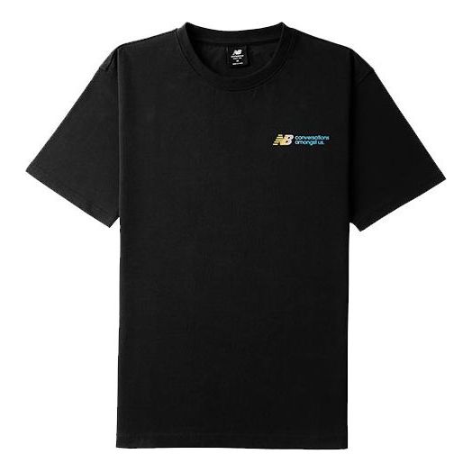 New Balance Conversations Amongst Us Brand T-Shirt Asia Sizing 'Black' MT21932-BK