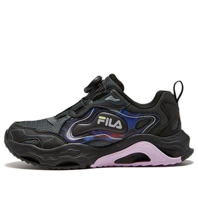 (GS) FILA Sportswear Running Shoes 'Black Lilac' K15B342504FBO