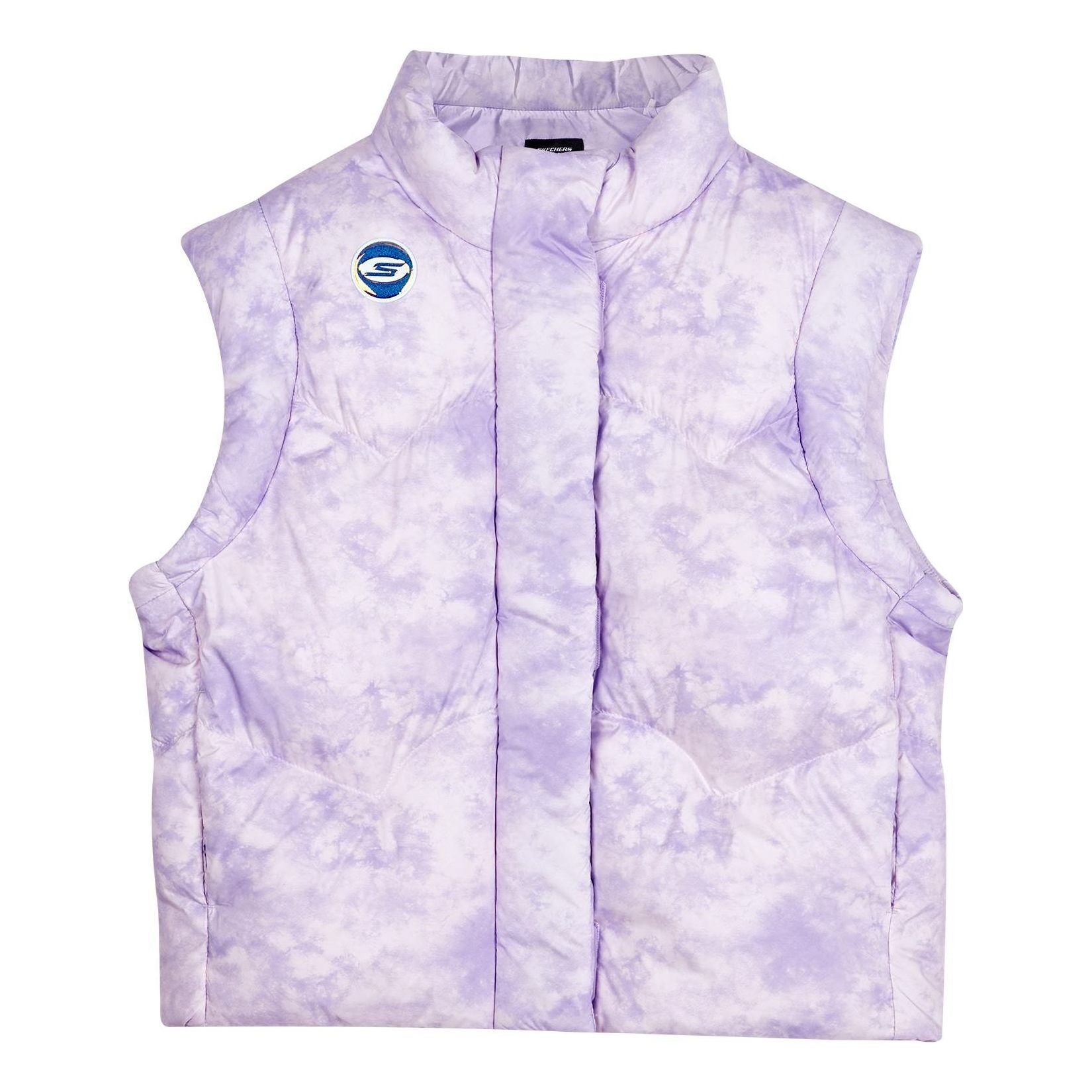 (GS) Skechers Casual Down Vest 'Purple White' P423G029-03HH