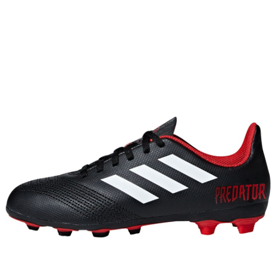 (GS) adidas Predator 18.4 MG 'Black Red' DB2323