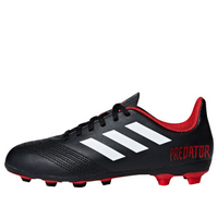 (GS) adidas Predator 18.4 MG 'Black Red' DB2323