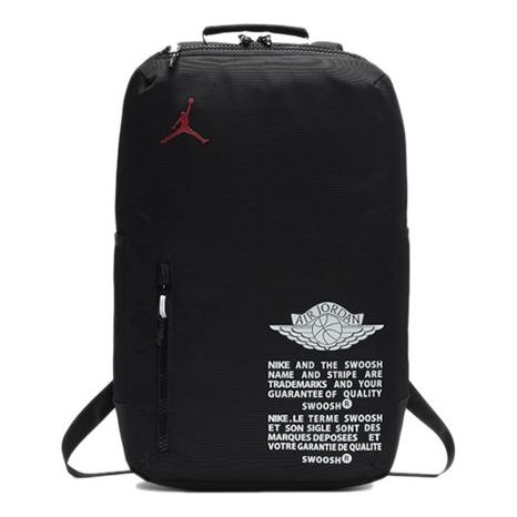 Air Jordan Labels Backpack 'Black' CK3763-010