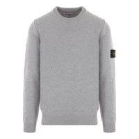 STONE ISLAND Wool Crewneck Sweatshirt 'Grey' 7915508A3-V0M64