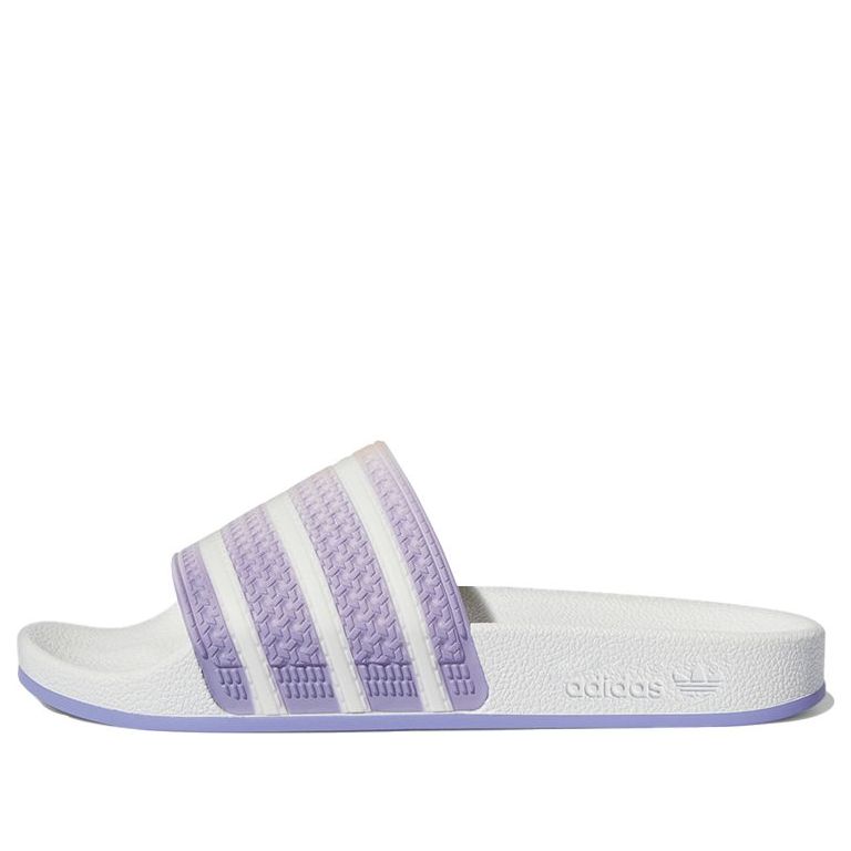 (WMNS) adidas Adilette Slide 'White Light Purple Copper' GV7757