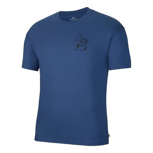Nike SB Skateboard Short Sleeve Navy Blue Dark blue CW1465-469