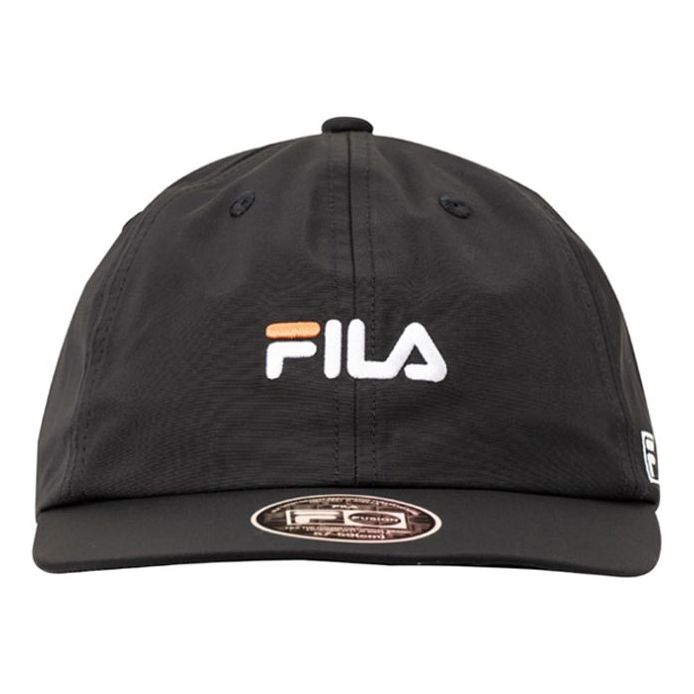 FILA Logo Embroidered Baseball Cap Black T13U033203F