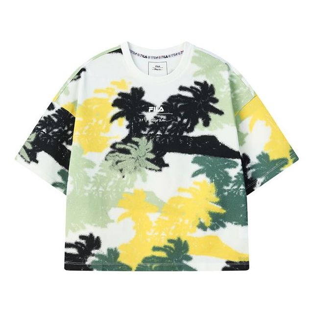 (WMNS) FILA x 3.1 phillip lim Printing Round-neck Tee White F11W126112F-IV
