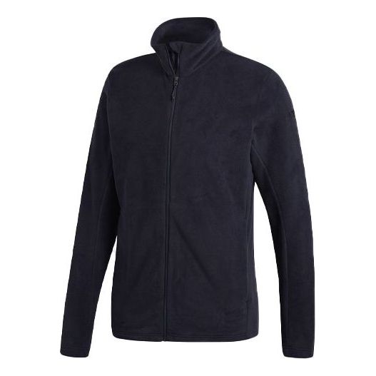 adidas Tivid Fl Jkt Suede Stay Warm Sports Stand Collar Jacket Blue CY8708