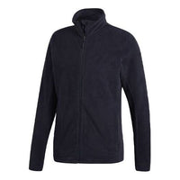 adidas Tivid Fl Jkt Suede Stay Warm Sports Stand Collar Jacket Blue CY8708