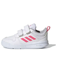 (TD) adidas Tensaur Shoes White/Pink S24059