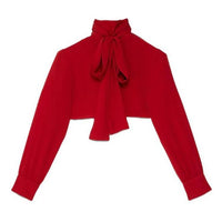 (WMNS) Gucci Silk Satin Georgette Shirt 'Red' 751255-ZHS18-6544