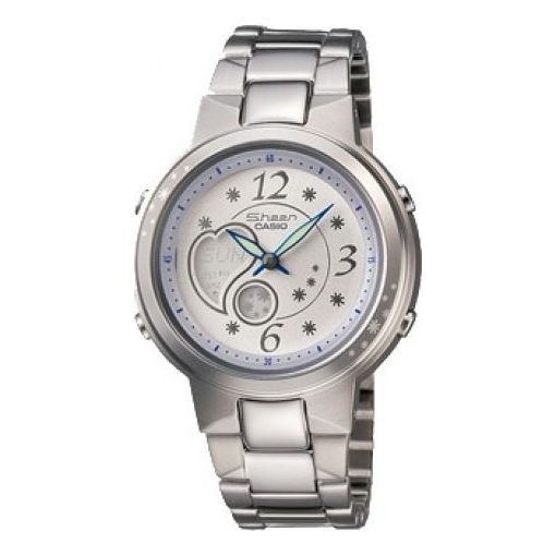 CASIO SHEEN Waterproof Stainless Steel Strap White Analog SHN-6003D-7A
