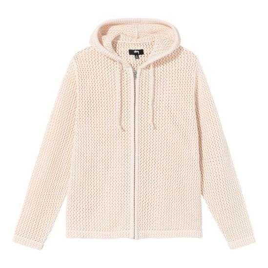 Stussy Mesh Zipper Unisex Creamy White 117091