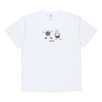 NOAH Unisex NYC Birdwell Friends Tee White T33SS20WHT