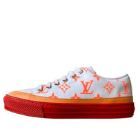 (WMNS) LOUIS VUITTON Stellar Sneakers 'White Orange Monogram' 1A65UD