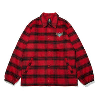 Li-Ning Rijindoujin Casual Plaid Outerwear 'Red' AFDT005-1