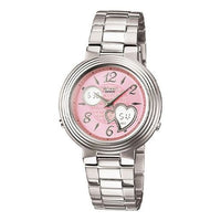 CASIO SHEEN Waterproof Stainless Steel Strap Pink Analog/Digital Combo SHN-6006D-4ADR